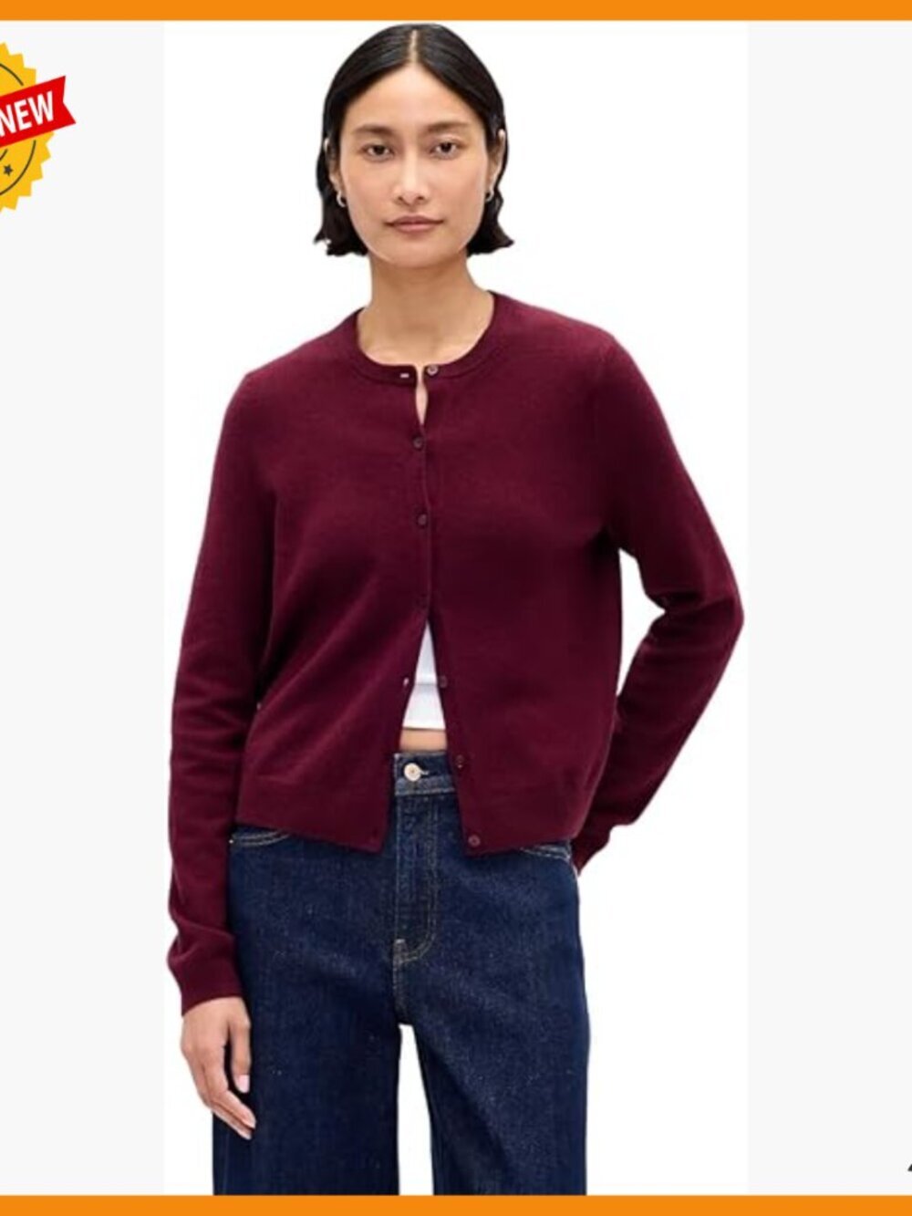 Cropped Cardigan, Cashsoft Material, Machine Washable, Perfect Fit